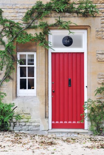 Front Door -Cut Out Window Film