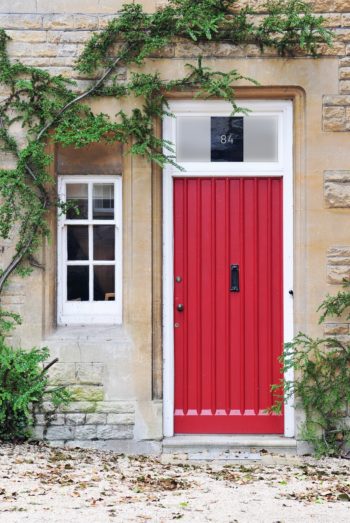 Front Door -Cut Out Window Film