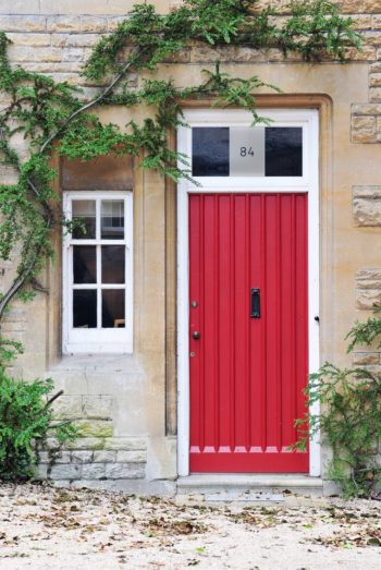 Front Door -Cut Out Window Film