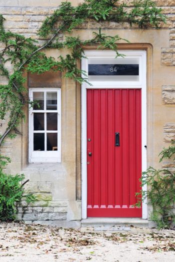 Front Door -Cut Out Window Film